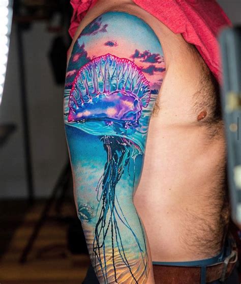 jellyfish tattoo meaning|man of war jellyfish tattoo.